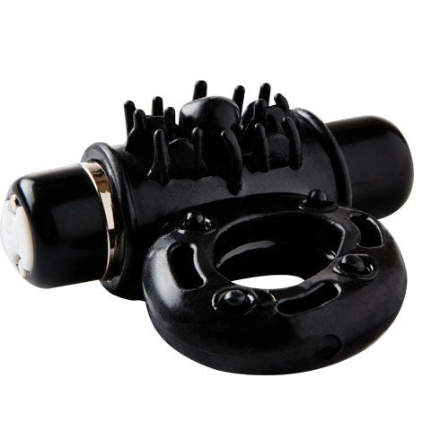 NU Sensuelle Ultra-Flex Rechargeable Bullet Ring for Couples - Vibrating Cock Rings