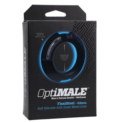 Optimale FlexiSteel Pleasure Ring - Unleash Sensations - Steel Cock Rings