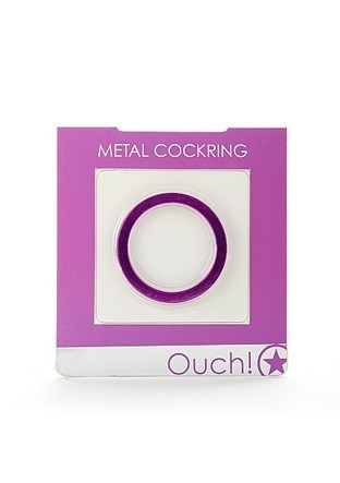 Ouch Metal Cock Ring - Cock Rings
