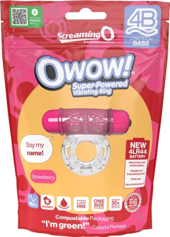 Owow 4B Low Pitch Bass Cock Ring Ball and Cock Toys