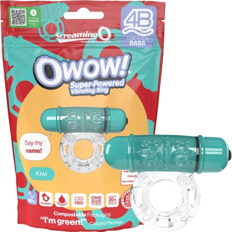 Owow 4B Low Pitch Bass Cock Ring Ball and Cock Toys