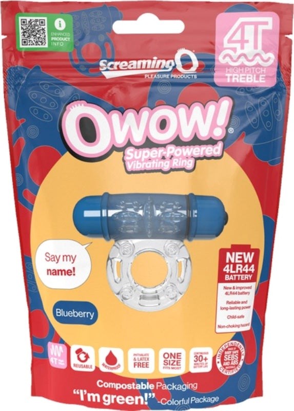 Owow 4T High Pitch Treble Cock Ring Ball and Cock Toys