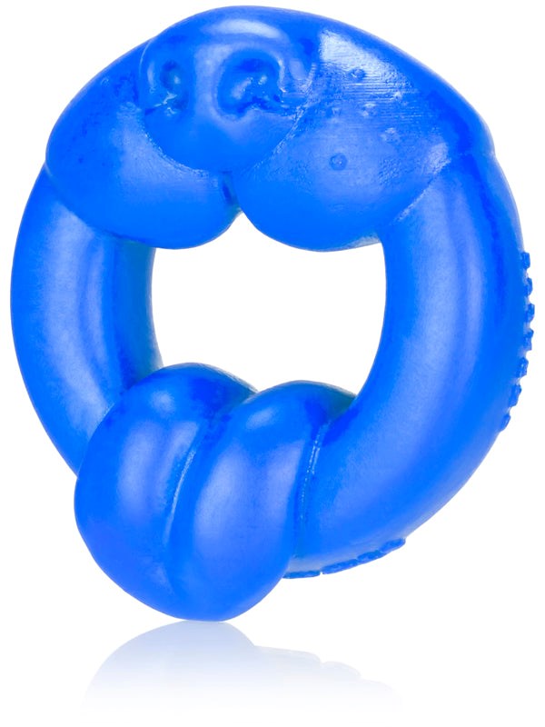 Oxballs Scrappy Puppy Police Blue Cock Rings