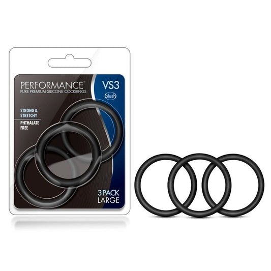 Performance VS3 Pure Premium Silicone Cock Rings Large - Cock Rings