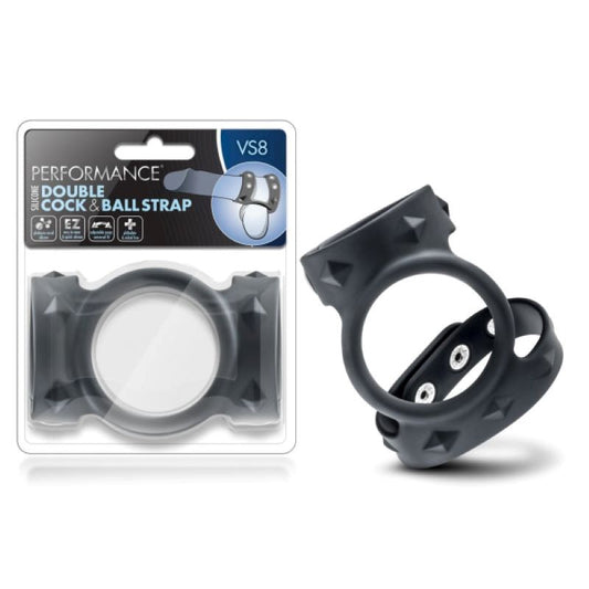 Dual Delight - Performance Vs8 Silicone Cock & Ball Strap - Ball and Cock Toys