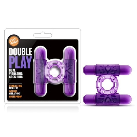Play With Me Double Play - Dual Vibration Pleasure Ring - Vibrating Cock Rings