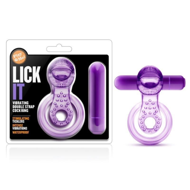 Play With Me Lick It - Purple Ball and Cock Toys