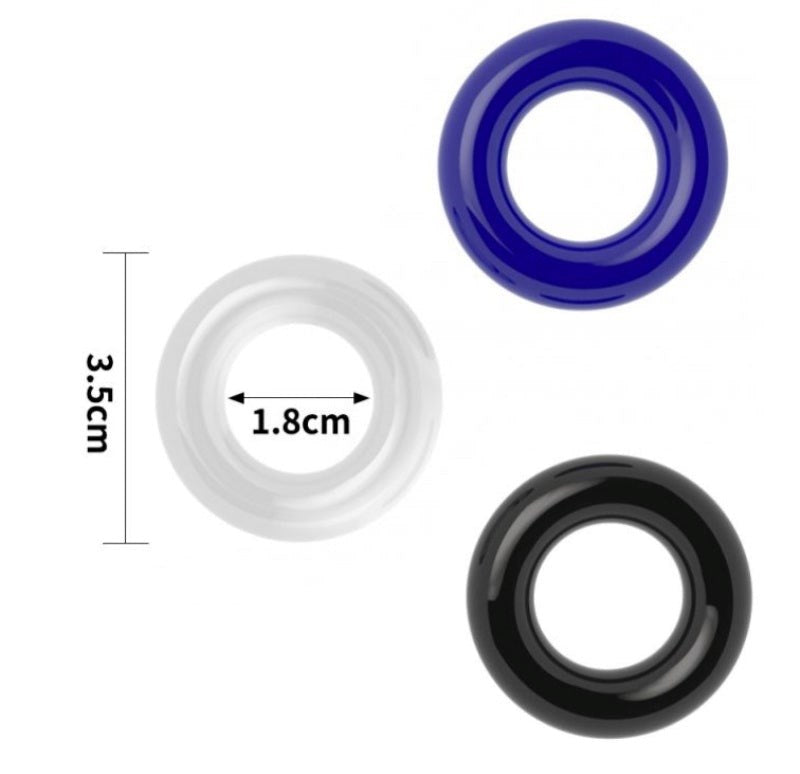 Power Plus Triple Donut Ring Set Cock Rings