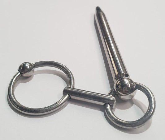 Princes Wand with Glans Ring and Ball - Penis Plugs