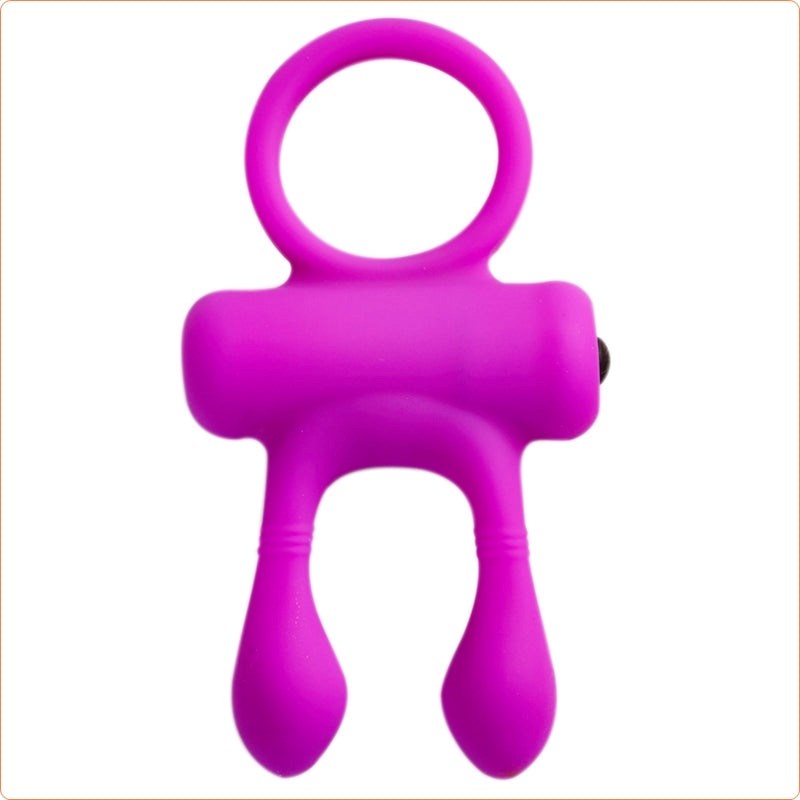 Rabbit Silicone Cockring Ball and Cock Toys