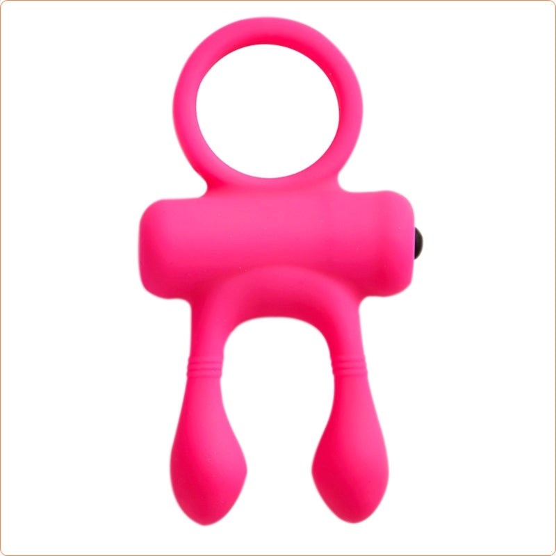 Rabbit Silicone Cockring Ball and Cock Toys