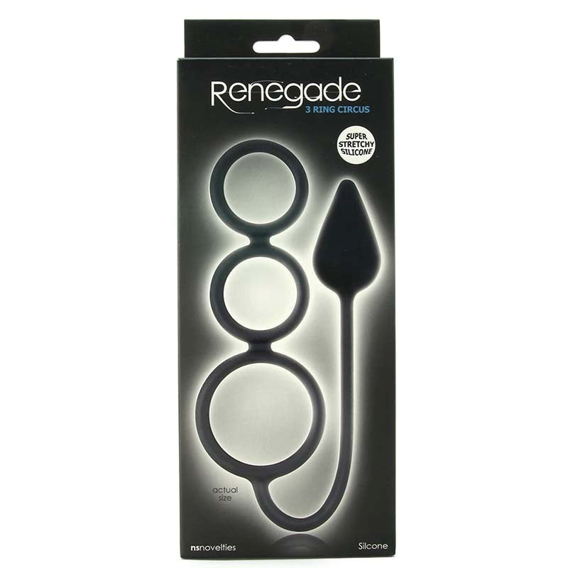 Renegade 3 Ring Circus Medium Cock Rings