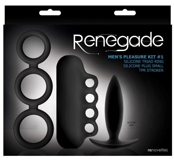 Renegade Mens Pleasure Kit No.1 Black Sex Kits