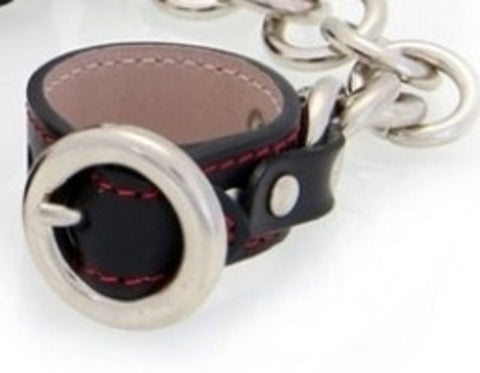 Sado Foot Job Cockring With Chains - Cock Rings