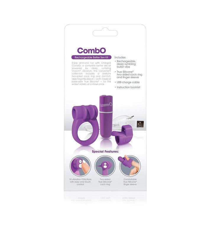 Screaming O Charged CombO Purple Sex Kits