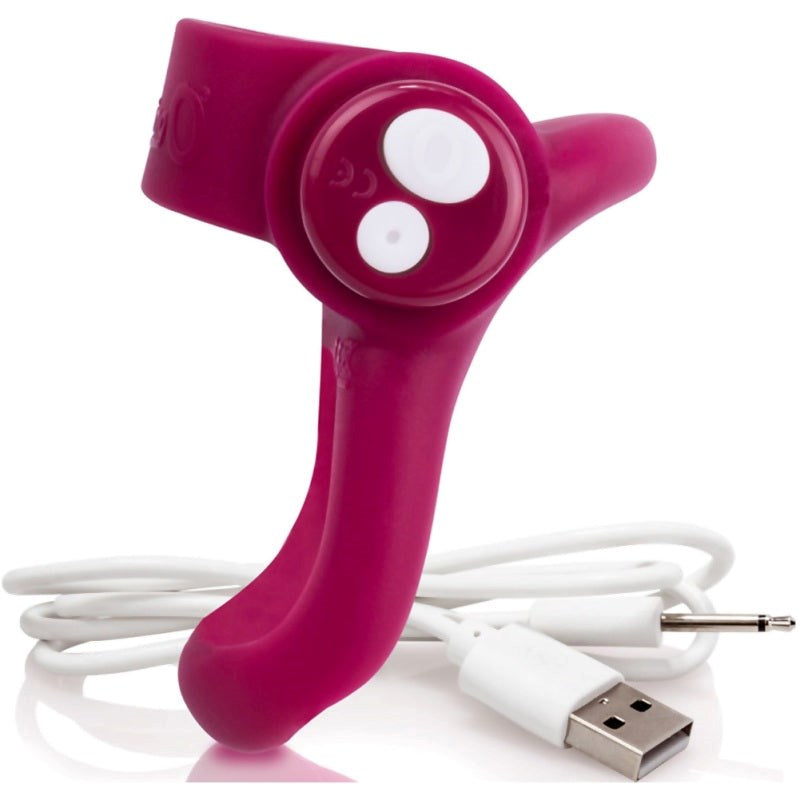 Screaming O You-Turn Rechargeable Plus Merlot Cock Rings