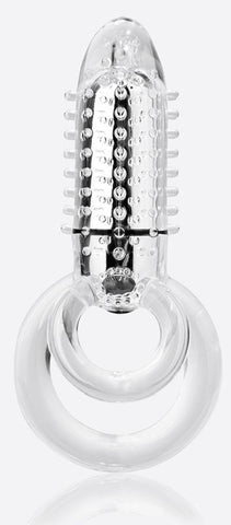 DoubleO 8 - Dual-Ring Vibrating Erection Enhancer for Mutual Satisfaction - Vibrating Cock Rings