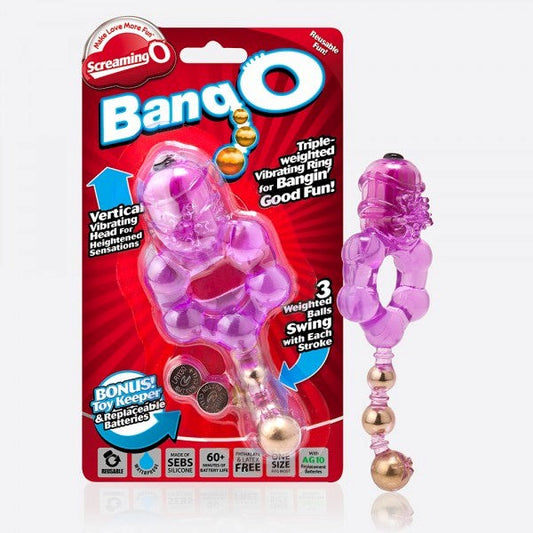The Bang O - Weighted Pleasure for Couples - Vibrating Cock Rings