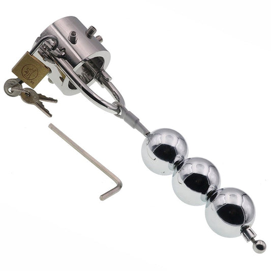 Scrotum Testicle Stretcher Pendant - Male Chastity