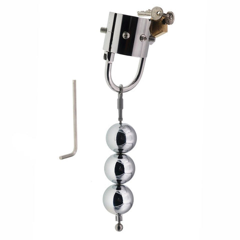 Scrotum Testicle Stretcher Pendant - Male Chastity