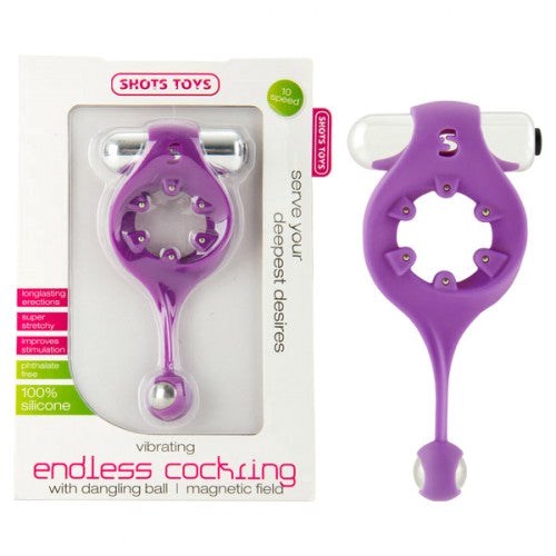 SHOTS Endless Pleasure - Rechargeable Vibrating Cockring - Vibrating Cock Rings