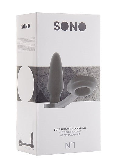 SONO No 1 Butt Plug With Cock Ring Cock Rings