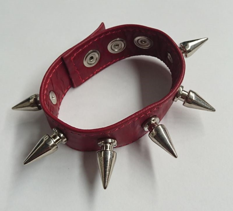 Spiked Leather Cockring Cock Rings