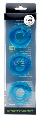 Sport Fucker Chubby Cockring 3 pack - Cock Rings