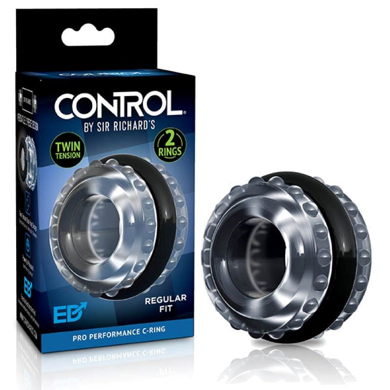 SR Pro Performance C-Ring - Black Stretchy Cock Rings