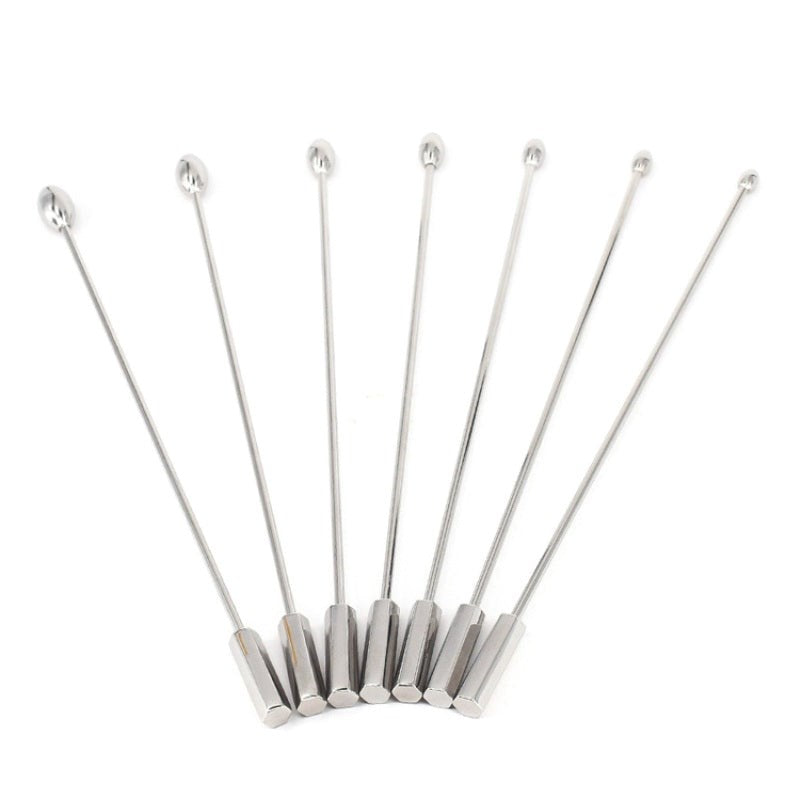 Stainless Steel Solid Penis Plug Set Penis Plugs