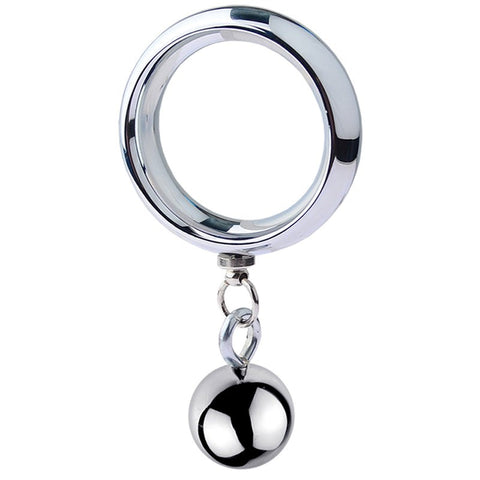 Testicle Stretcher With Steel Ball - Cock Rings
