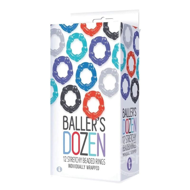 The 9's Baller's Dozen - 12-Piece Cock Ring Set Cock Ring Sets