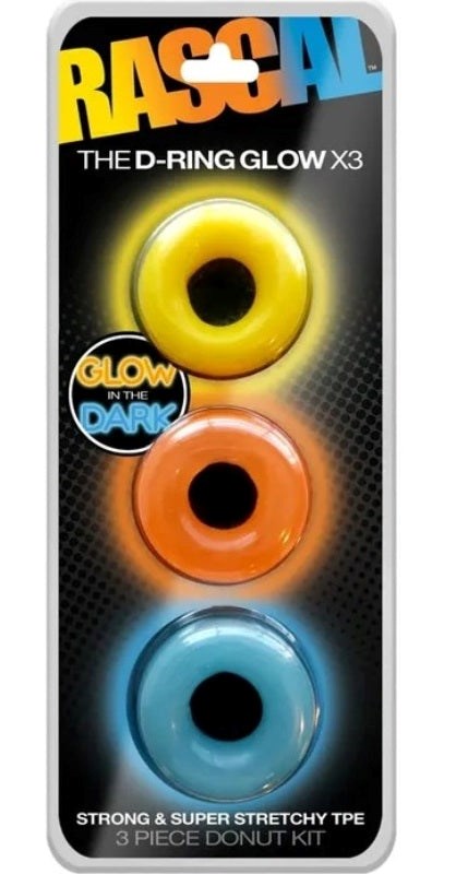 The D-Ring Glow X3 Ball and Cock Toys