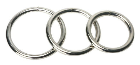 Trine Steel C-Ring - Unlock Refined Pleasure Experiences - Cock Ring Sets