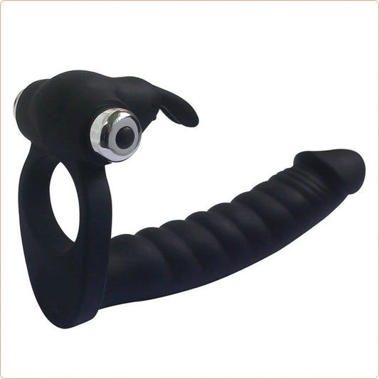 Trinity Fun Lover's Beads Vibrating Cock Ring - Ball and Cock Toys