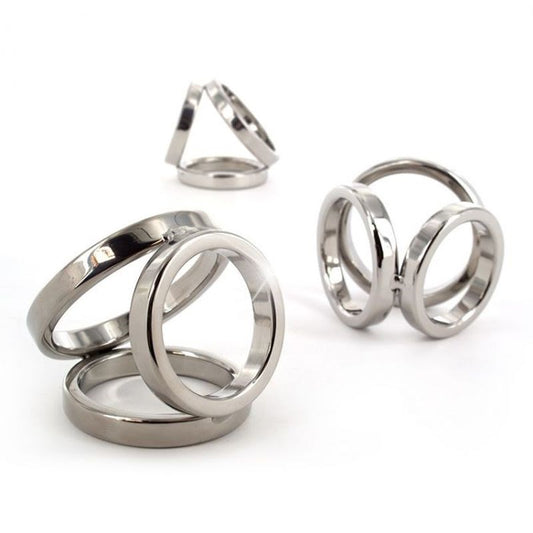 Triple Cock and Ball Ring - Cock Rings