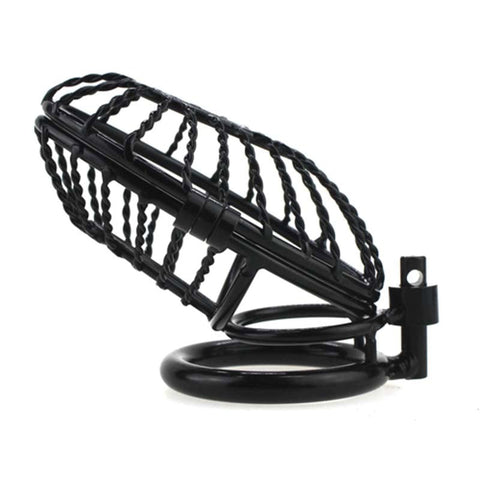 Twisted Side Entry Chastity Device - Male Chastity