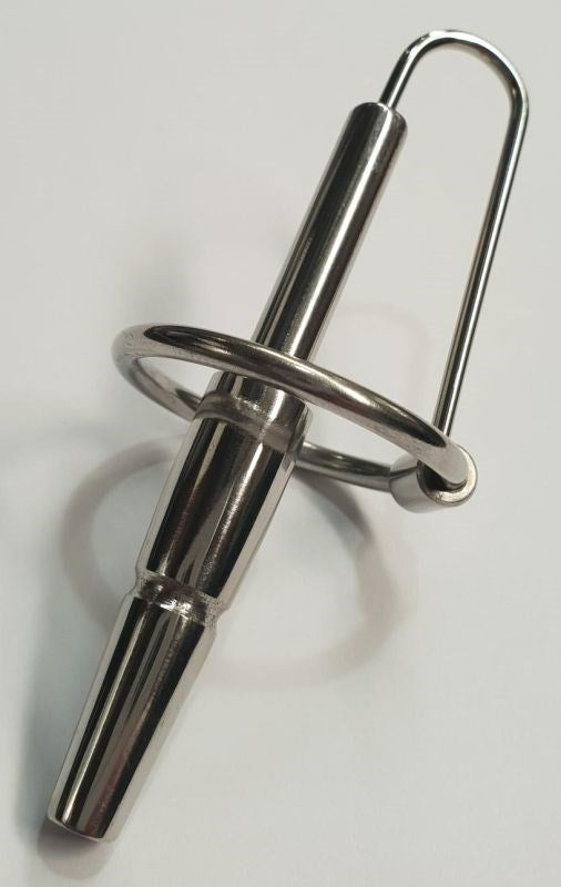 Urethral Ridged Urethral Probe With Glans Ring Penis Plugs