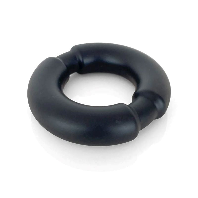 VERS Steel Weighted C-Ring - Black Stretchy Cock Rings