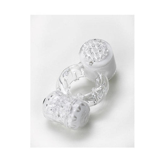 Vibratex Duet Cock Ring Clear Cock Rings