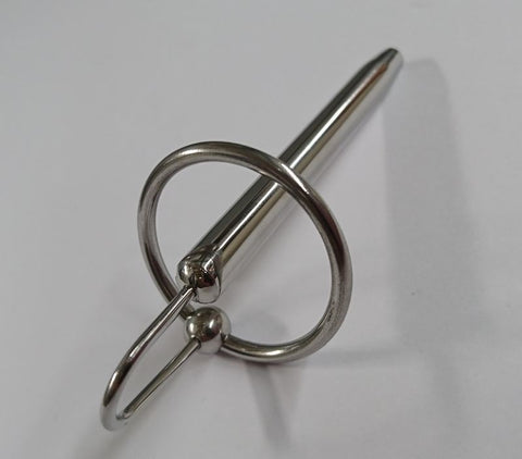 Voodoo Pierce-less Steel Princes Plug - Penis Plugs