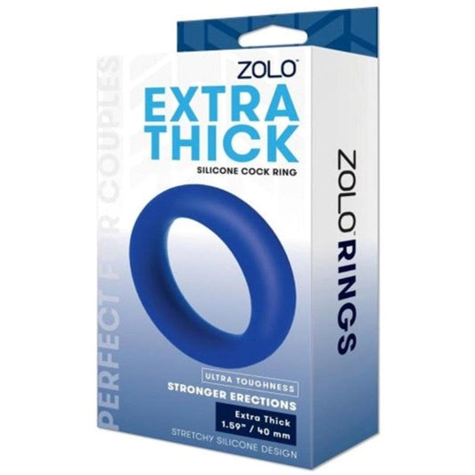 Zolo Extra Thick Silicone Cock Ring - Ball and Cock Toys