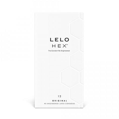 LELO HEX Original Unique Structure Thin Condoms - Condoms