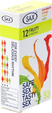 12 Fruity Condoms - Condoms