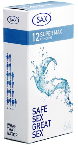 12 Super Max Condoms - Condoms
