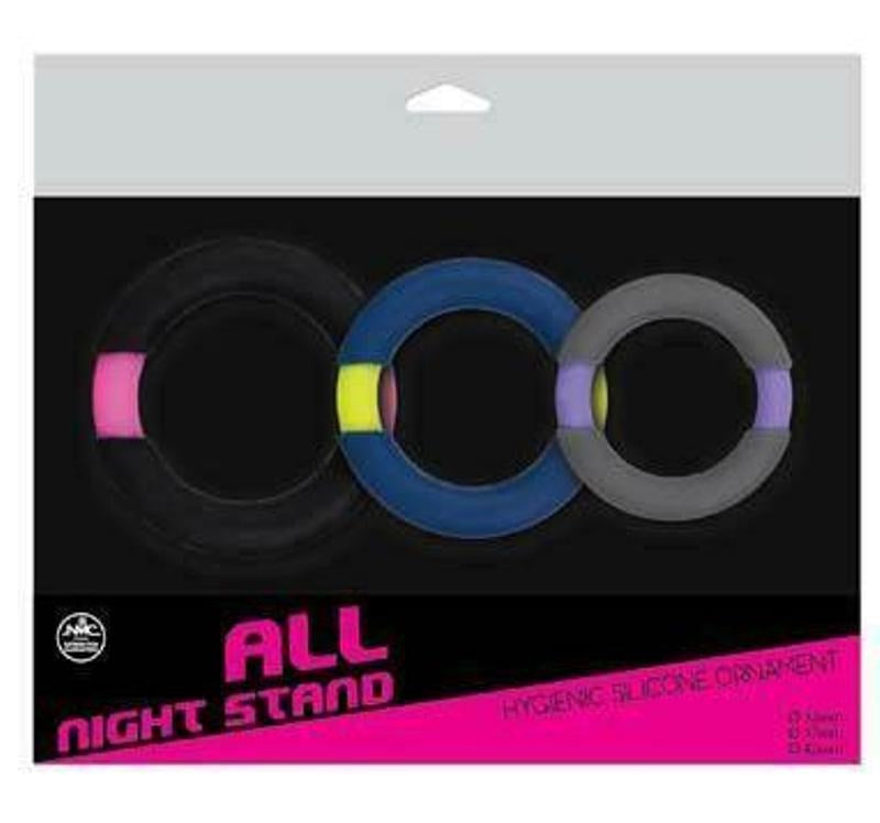 All Night Stand 3 Cock Ring Set Cock Ring Sets