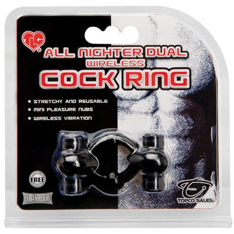 All Nighter Dual Wireless Cock Ring - Cock Rings
