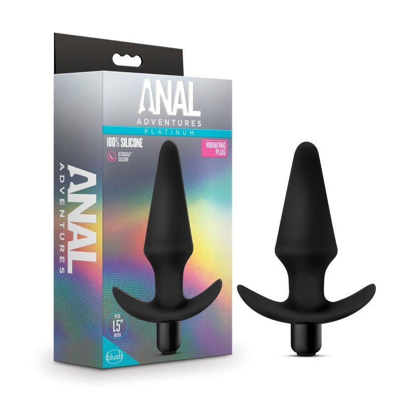 Anal Adventures Platinum Vibrating Plug Butt Plugs