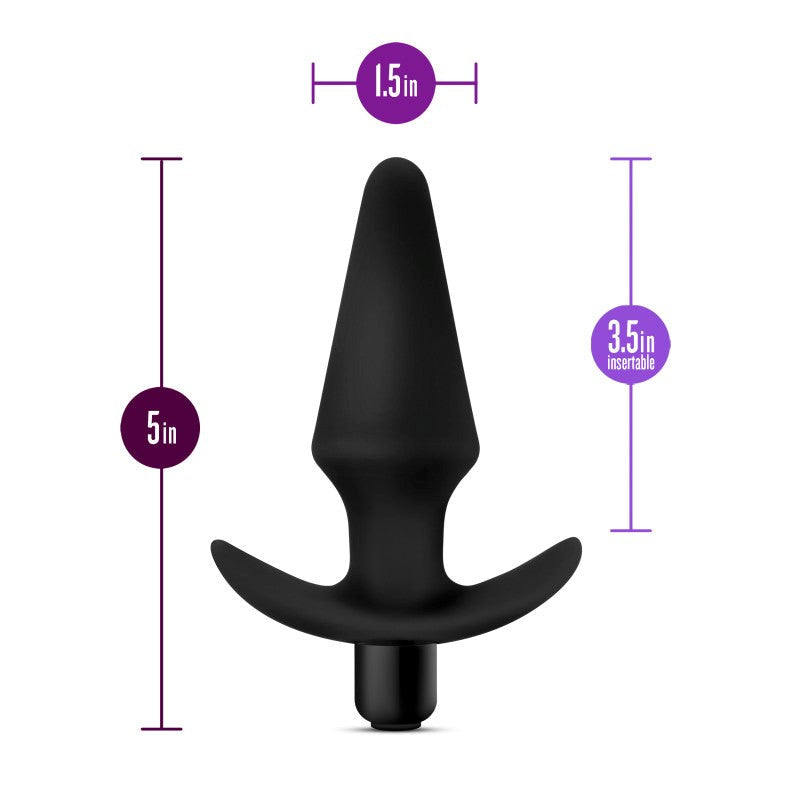 Anal Adventures Platinum Vibrating Plug Butt Plugs