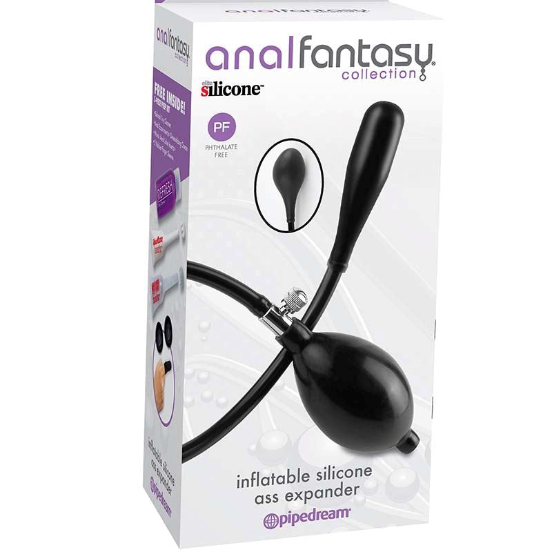 Anal Fantasy Collection Inflatable Silicone Ass Expander Butt Plugs